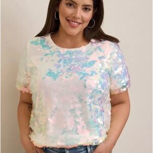 🆕 🍭 IRIDESCENT SEQUIN TOP 🍭🆕